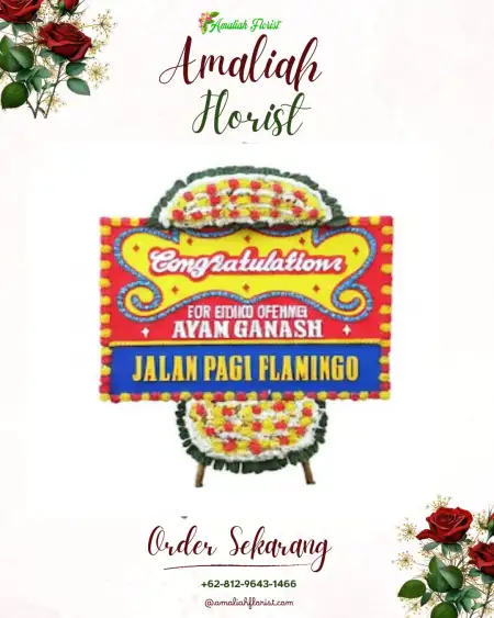 Sewa Papan Bunga Berjo